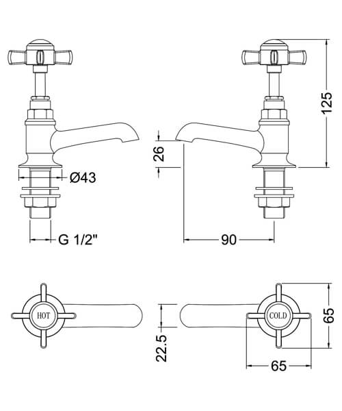 Technical drawing 12030 / I321XE