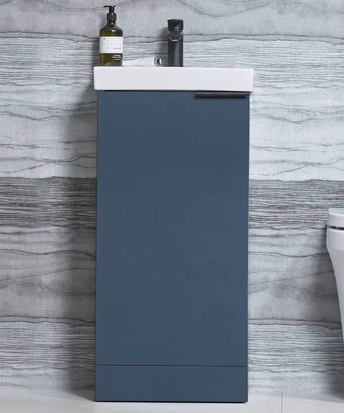 Tavistock Cadence 1-Door Cloakroom Unit And Basin - W 414 x H 865mm