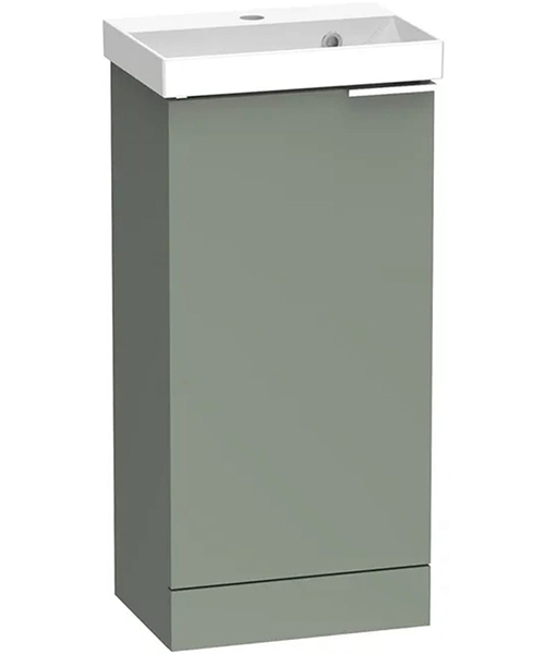 Additional image of Tavistock Cadence 1-Door Cloakroom Unit And Basin - W 414 x H 865mm