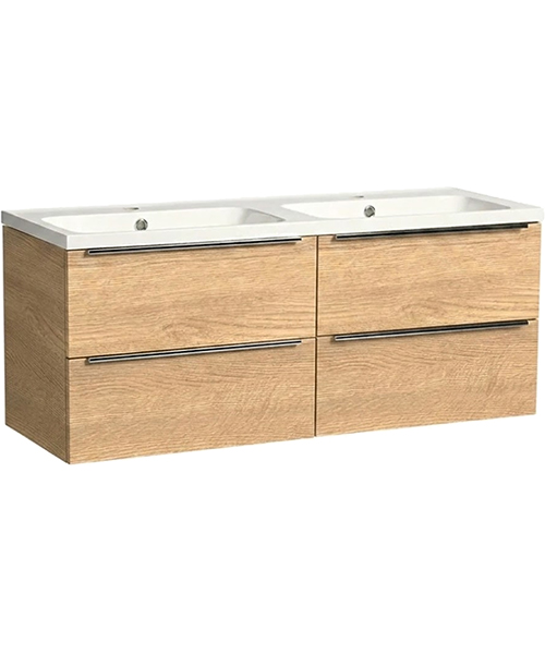 Alternate image of Tavistock Cadence Four Drawer Vanity Unit With Double Basin