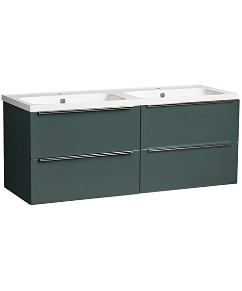 Additional image of Tavistock Cadence Four Drawer Vanity Unit With Double Basin