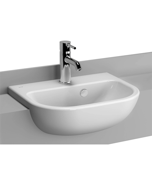VitrA S20 Semi-Recessed 45cm Basin