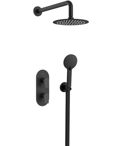 Bristan Hourglass Concealed Thermostatic Shower Valve with Head and Handset Kit