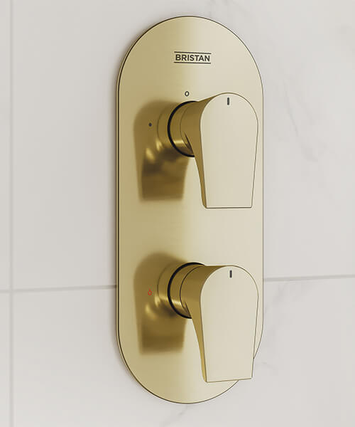 Alternate image of Bristan Hourglass Concealed Thermostatic Shower Valve with Head and Handset Kit