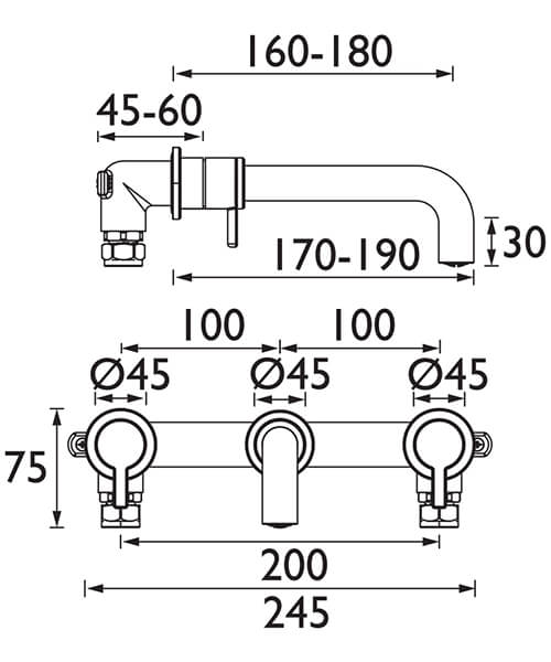 Technical drawing 75042 / AL 3TH WMBF C