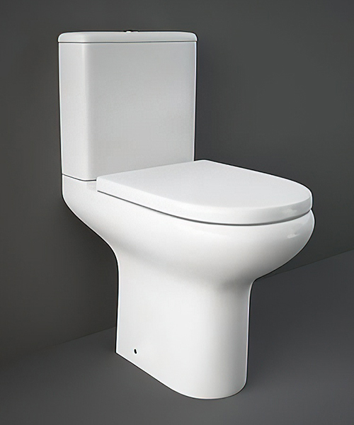 RAK Compact Deluxe Rimless Close Coupled Full Access WC - 45cm High