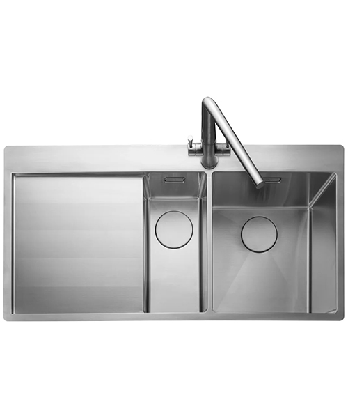 Additional image of Rangemaster Cosmo 1.5 Bowl Stainless Steel Kitchen Sink With Drainer