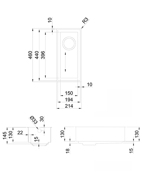 Technical drawing 71773 / BASE18/