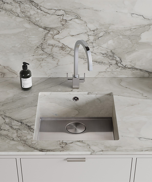 Alternate image of Rangemaster Base-Line Undermount Stainless Steel 1 Bowl Kitchen Sink