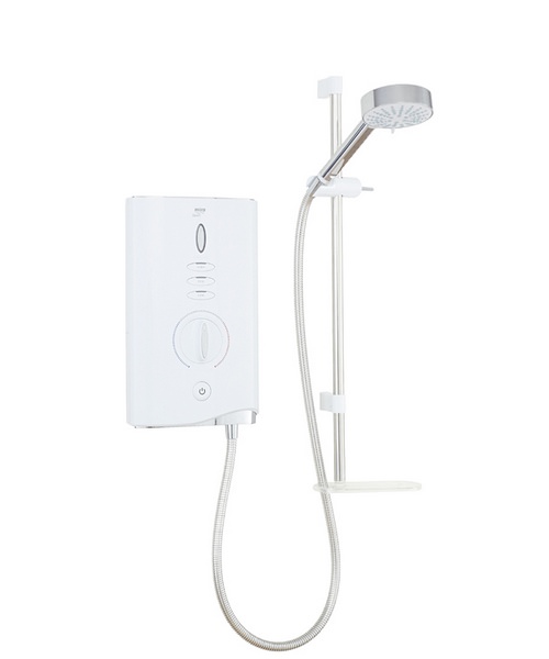 Mira Sport Max Electric Shower 9.0kW White And Chrome.