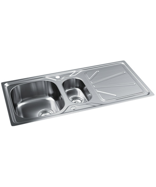 Leisure Linear Sink Stainless Steel 950x508 1 Bowl Flow Sinks