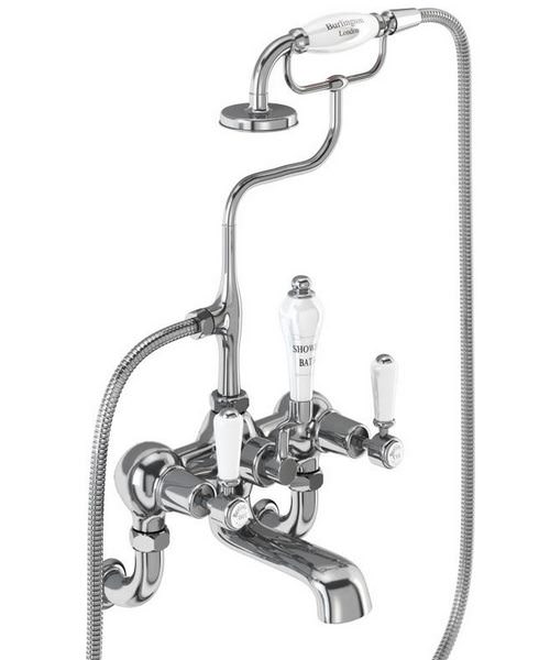 Burlington Kensington Bath Shower Mixer Tap Wall Mounted