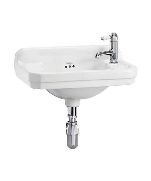 Burlington Edwardian Cloakroom Basin Wall Mounted W 510 x D 320mm